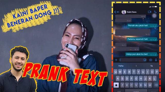Prank text kaini sura ️ Prank text kaini sura ️