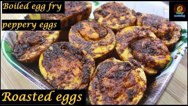 Egg pepper fry/roasted eggs recipe/peppery eggs/boiled egg fry/pepper egg roast/egg recipes Egg pepper fry/roasted eggs recipe/peppery eggs/boiled egg fry/pepper egg roast/egg recipes