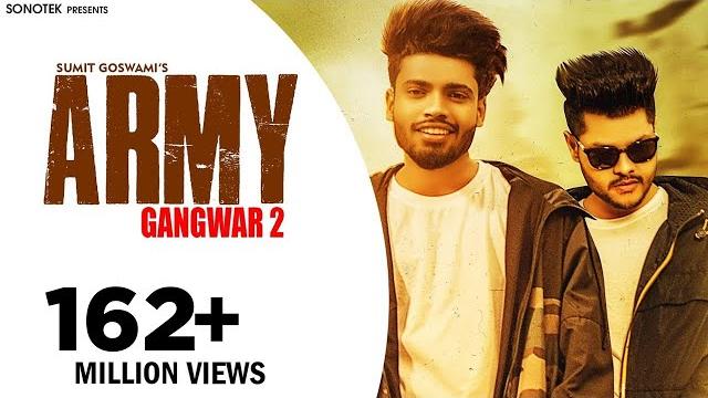 Sumit goswami - army (gangwar 2) | shanky goswami | new haryanvi songs haryanavi | sonotek Sumit goswami - army (gangwar 2) | shanky goswami | new haryanvi songs haryanavi | sonotek