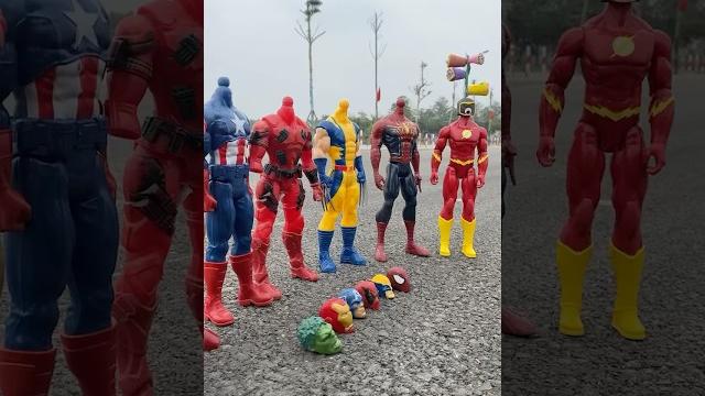 The flash siren head & superhero choose head | marvel toys The flash siren head & superhero choose head | marvel toys
