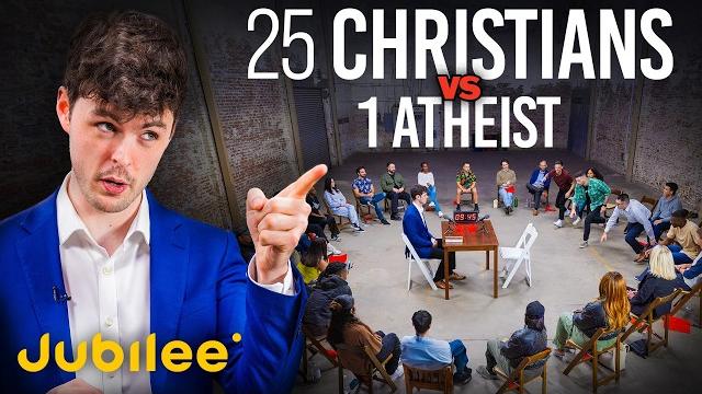 1 atheist vs 25 christians (feat. alex o'connor) | surrounded 1 atheist vs 25 christians (feat. alex o'connor) | surrounded