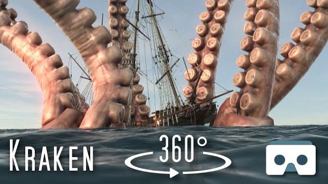 360 kraken eats a ship: virtual reality sea monsters scary 360 video for vr box, oculus go, gear vr 360 kraken eats a ship: virtual reality sea monsters scary 360 video for vr box, oculus go, gear vr