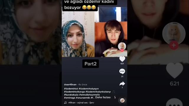 Özdemirkol kapalı kadını yoldan çıkardı Özdemirkol kapalı kadını yoldan çıkardı