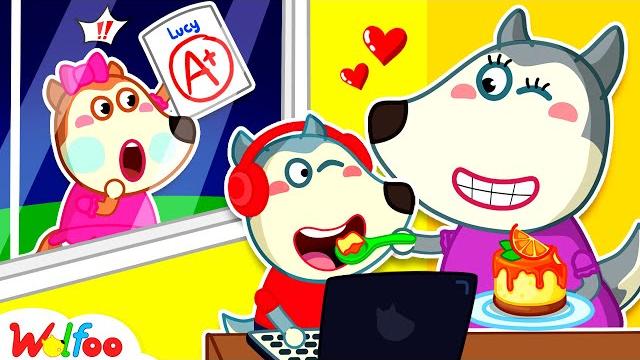 Don't be jealous, lucy! mommy always love you | stories about wolfoo family | wolfoo channel Don't be jealous, lucy! mommy always love you | stories about wolfoo family | wolfoo channel
