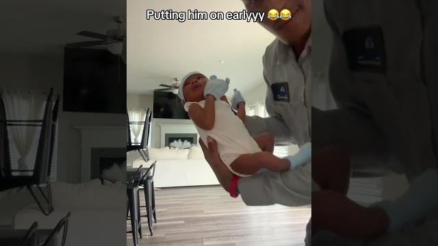 Teaching baby kj earlyyy Teaching baby kj earlyyy