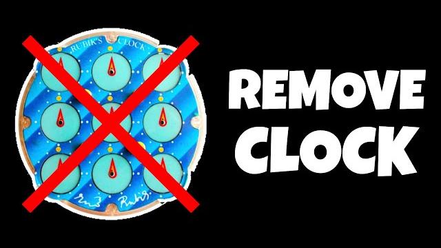 Remove clock from the wca? Remove clock from the wca?