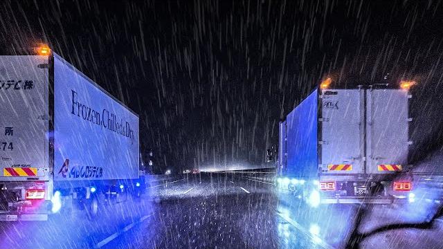 ️driving on a highway in heavy rainfor #sleep #work #study ️driving on a highway in heavy rainfor #sleep #work #study