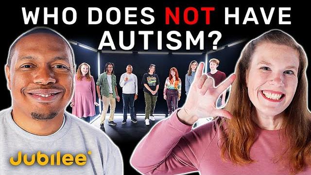 6 people with autism vs 1 fake 6 people with autism vs 1 fake