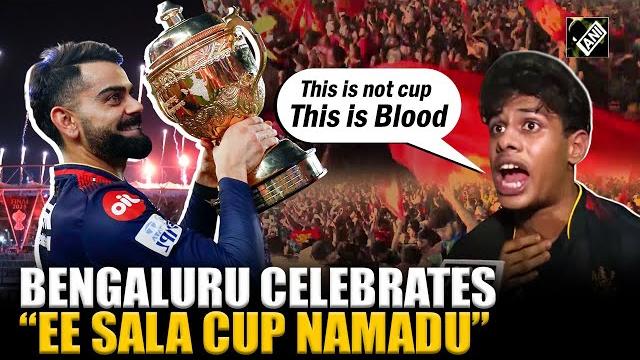 Fireworks, dance and all things red: bengaluru celebrates rcb’s maiden ipl win in large numbers Fireworks, dance and all things red: bengaluru celebrates rcb’s maiden ipl win in large numbers