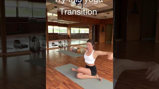 Try this different way to enter gomukhasana (cow face pose) ️ #yogapostures #yogaathome Try this different way to enter gomukhasana (cow face pose) ️ #yogapostures #yogaathome
