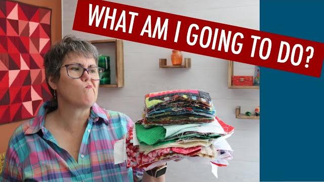 Quilt blocks - how to assemble them - an improv method Quilt blocks - how to assemble them - an improv method