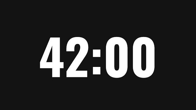 42 minute timer 42 minute timer