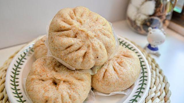 全麥豆沙蒸包 wholemeal azuki steamed bun asmr 全麥豆沙蒸包 wholemeal azuki steamed bun asmr
