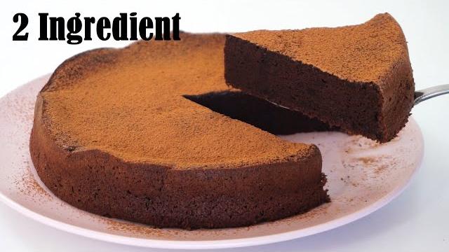2 ingredient chocolate cake |no flour no butter no oil 2 ingredient chocolate cake |no flour no butter no oil