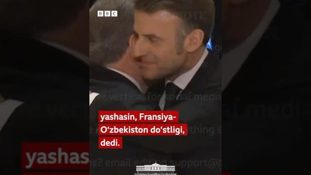 Энди франция ўзбекистоннинг стратегик шериги, макрон ўзбекча гапирди... yangiliklar bbc news o'zbek Энди франция ўзбекистоннинг стратегик шериги, макрон ўзбекча гапирди... yangiliklar bbc news o'zbek