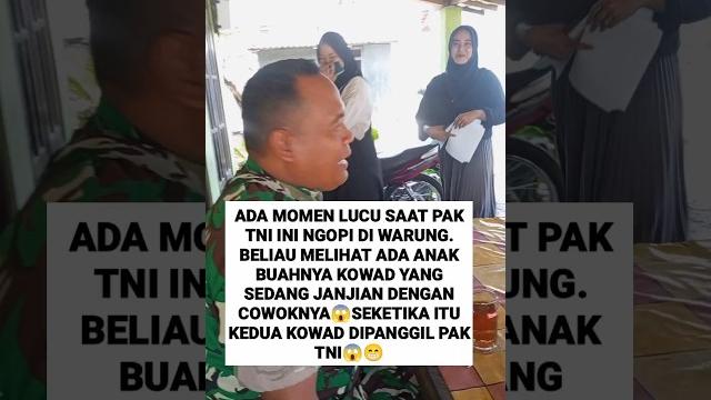 Detik-detik tni wanita ini kepergok pacaran #shorts #tni #kowad #intel #komando #fyp #viral Detik-detik tni wanita ini kepergok pacaran #shorts #tni #kowad #intel #komando #fyp #viral