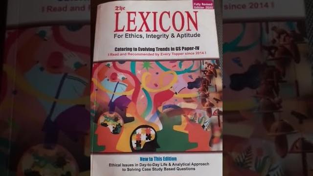 The lexicon ethics book gs 4 chronicle best latest book for upsc recommend by topper 2022 23 24 case The lexicon ethics book gs 4 chronicle best latest book for upsc recommend by topper 2022 23 24 case