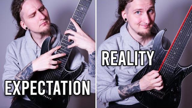 When you finally buy an 8 string guitar When you finally buy an 8 string guitar