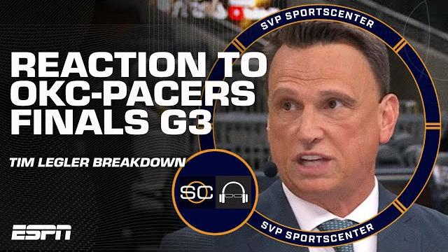 Tim legler touchscreen pacers' aggression forced key thunder tos in game 3 | sc with svp Tim legler touchscreen pacers' aggression forced key thunder tos in game 3 | sc with svp