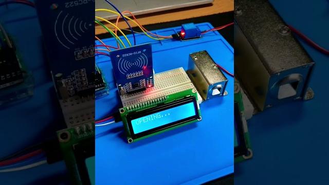 Open lock with a rfid reader using arduino #diy #arduino #arduinoproject #howto #how #electronic Open lock with a rfid reader using arduino #diy #arduino #arduinoproject #howto #how #electronic