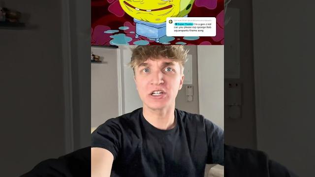 Rapping sponge bobs theme song 150% speed Rapping sponge bobs theme song 150% speed