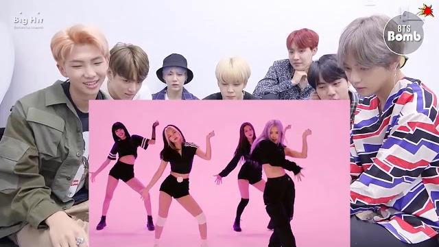 Bts reaction blackpink - 'how you like that' dance practiceb Bts reaction blackpink - 'how you like that' dance practiceb