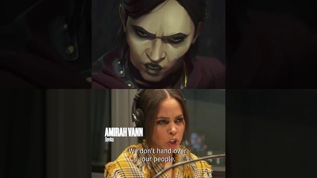 Arcane season 2 | amirah vann as sevika – voice recording session #shorts #arcane #leagueoflegends Arcane season 2 | amirah vann as sevika – voice recording session #shorts #arcane #leagueoflegends