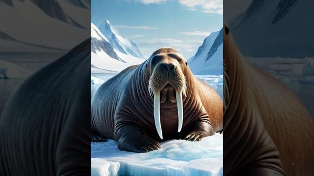 Narwhal vs. walrus: arctic tusk showdown Narwhal vs. walrus: arctic tusk showdown