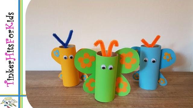 Diy toilet paper roll butterfly Diy toilet paper roll butterfly
