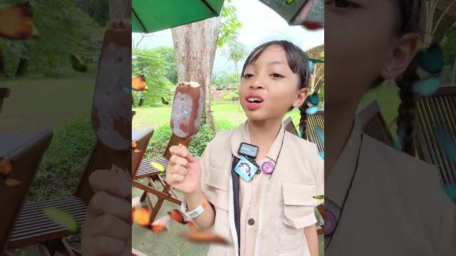Leika dan dinar borong es krim!! #leika #shorts Leika dan dinar borong es krim!! #leika #shorts