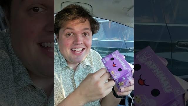 Aphmau voice actor unboxes his first meemeow! #shorts Aphmau voice actor unboxes his first meemeow! #shorts