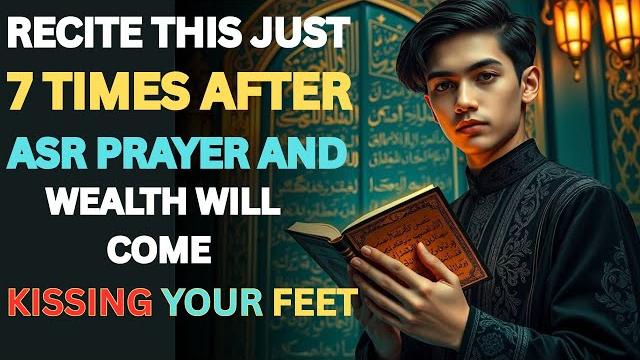 Stop begging from people recite this powerful ayah after asr prayer and witness the miracles of riz Stop begging from people recite this powerful ayah after asr prayer and witness the miracles of riz