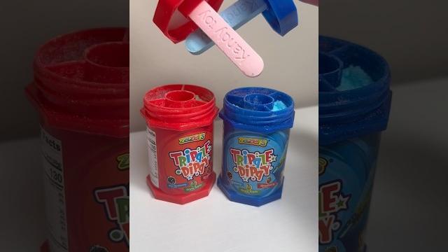 Zazers tripple dippy candy #asmr #candy Zazers tripple dippy candy #asmr #candy