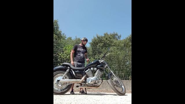 Virago 535 black widow drag pipes Virago 535 black widow drag pipes