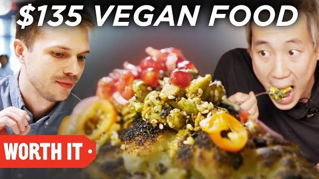 $10 vegan vs. $135 vegan $10 vegan vs. $135 vegan