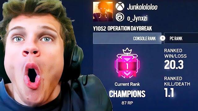 I hit #1 champ in siege x I hit #1 champ in siege x