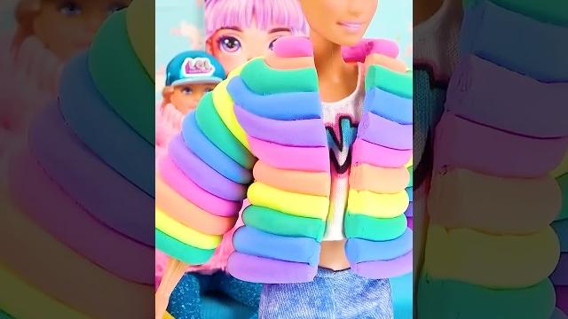 Diy doll puffer coat: with air dry clay Diy doll puffer coat: with air dry clay
