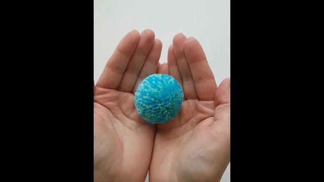 #короткое: как сделать помпон #короткое: как сделать помпон
