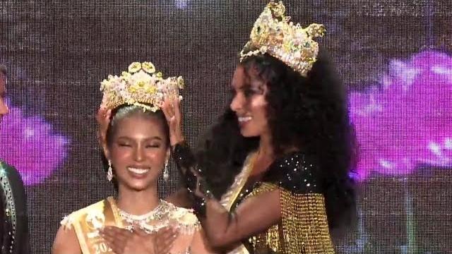 Miss aura international 2025 - crowning moment Miss aura international 2025 - crowning moment