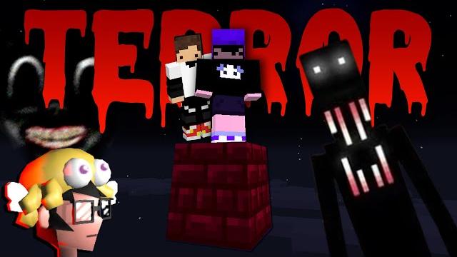 Minecraft num bloco só versão terror... ai q medo Minecraft num bloco só versão terror... ai q medo