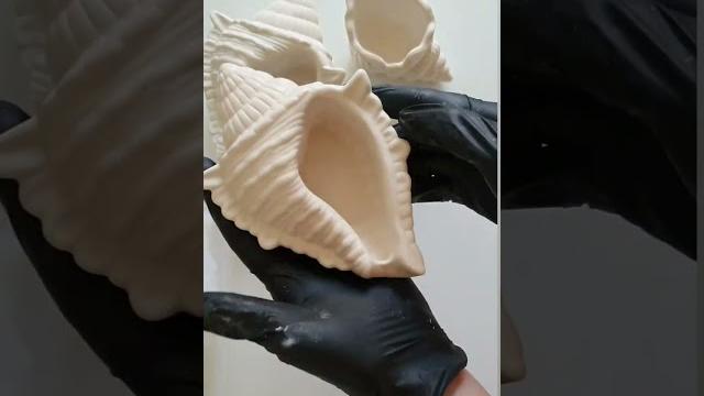 Ракушка из гипса свеча Ракушка из гипса свеча