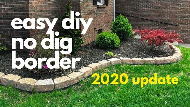 Easy diy no dig border *2020 update* Easy diy no dig border *2020 update*