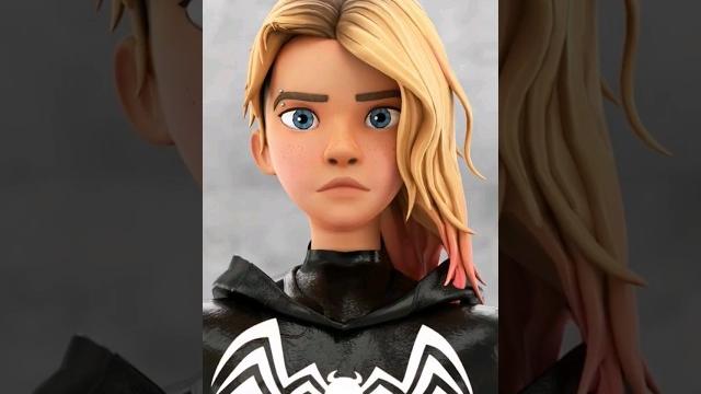 Spider gwen - venom transformation Spider gwen - venom transformation