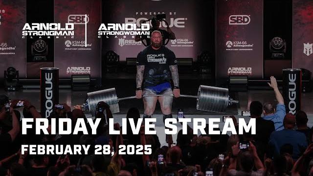 Full friday live stream | 2025 arnold strongman classic Full friday live stream | 2025 arnold strongman classic