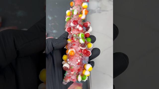 Would you try this crazy skittle and nerd cluster combo? #foodhacks #youchoose #shorts #musttry Would you try this crazy skittle and nerd cluster combo? #foodhacks #youchoose #shorts #musttry