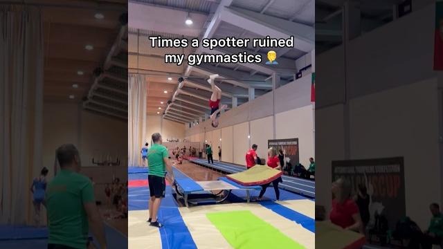 Maybe i’ll become my own gymnastics spotter️ #gymnastics #gymnasticssaves #flips #sports #fails Maybe i’ll become my own gymnastics spotter️ #gymnastics #gymnasticssaves #flips #sports #fails