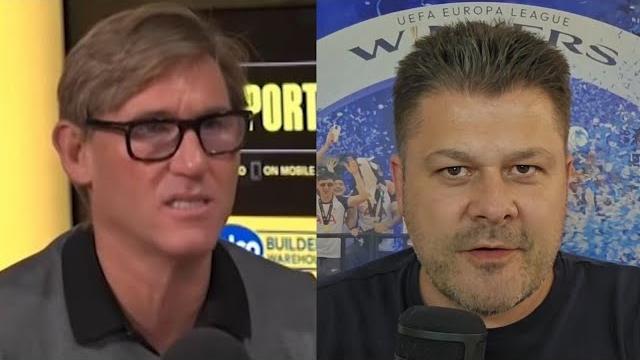 "i completely disagree!" debate on ange postecoglou: talksport's simon jordan and chris cowlin "i completely disagree!" debate on ange postecoglou: talksport's simon jordan and chris cowlin