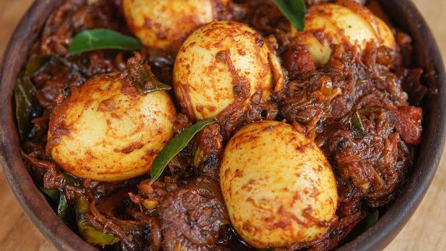 Tasty kerala style egg roast recipe - egg curry Tasty kerala style egg roast recipe - egg curry