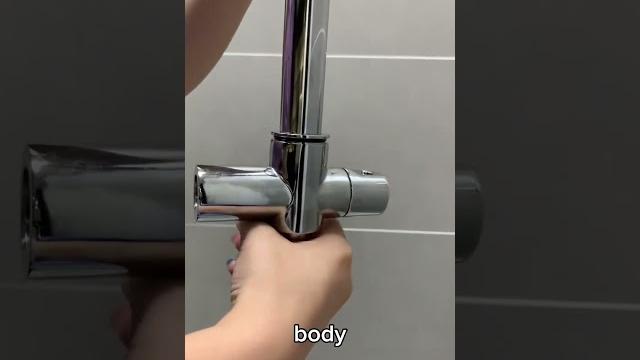 Is there a leak in your shower system? #showerhead #amazonfinds #rainshower #cleaning #shower Is there a leak in your shower system? #showerhead #amazonfinds #rainshower #cleaning #shower