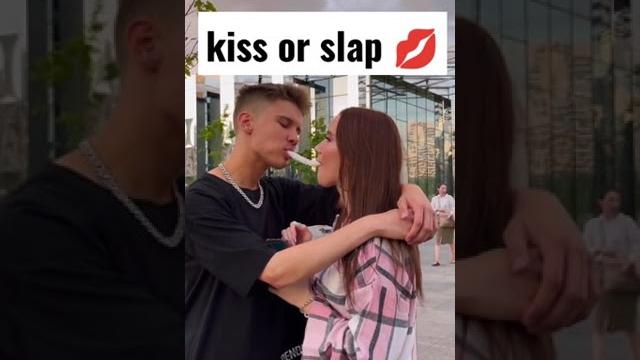 Kiss or slap #shorts Kiss or slap #shorts